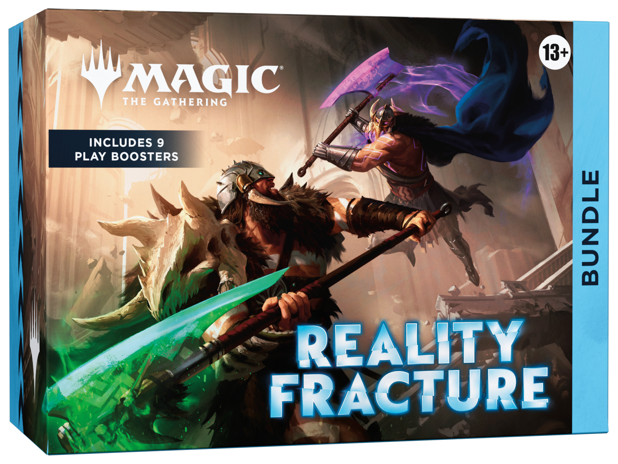 Magic CCG: Reality Fracture Bundle brettspiel, magic the gathering, Reality Fracture, Kampfszene, Minotaurenhelm