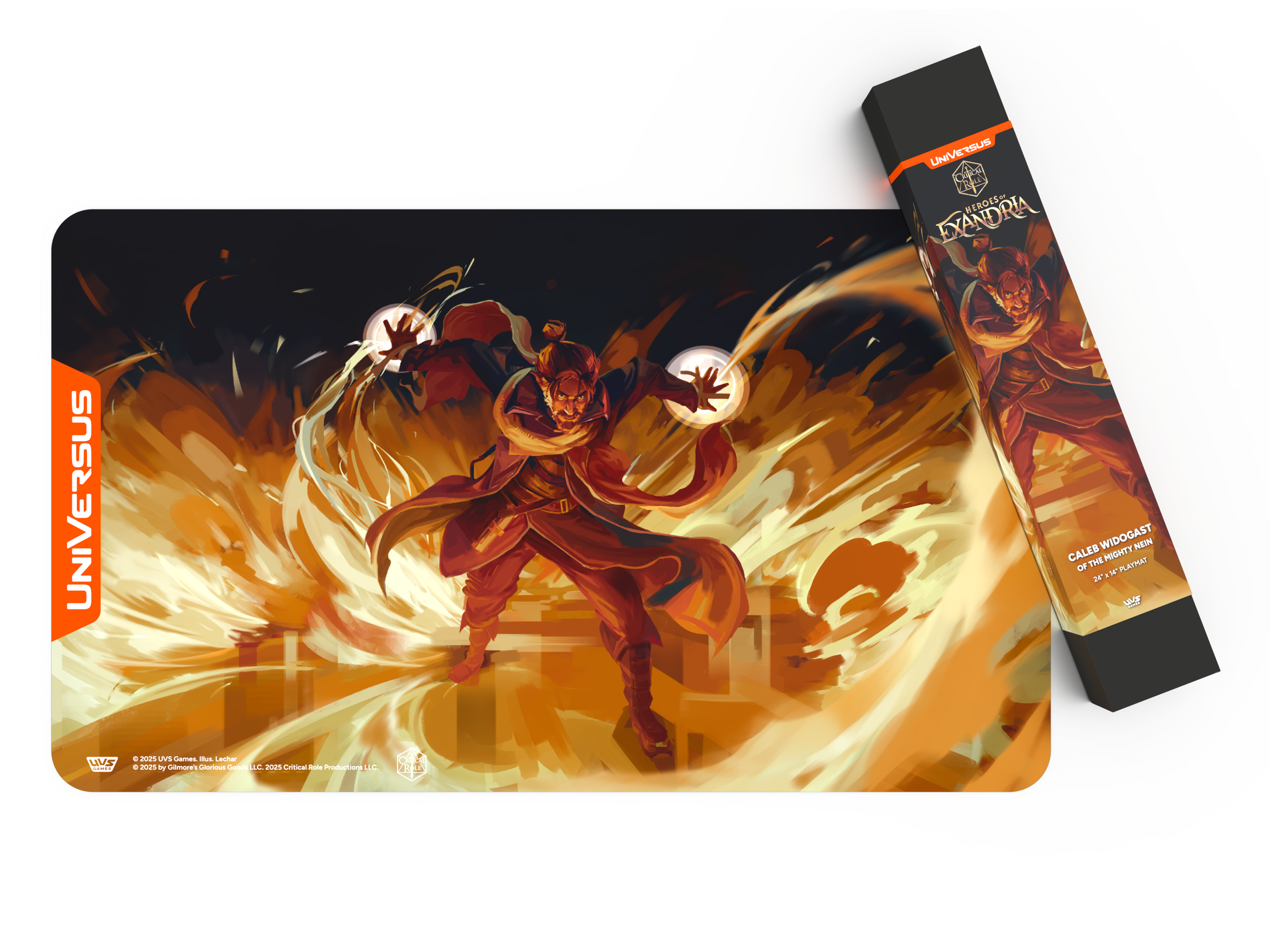 Universus CCG: Playmat Critical Role - Heroes of Exandria Caleb Widogast