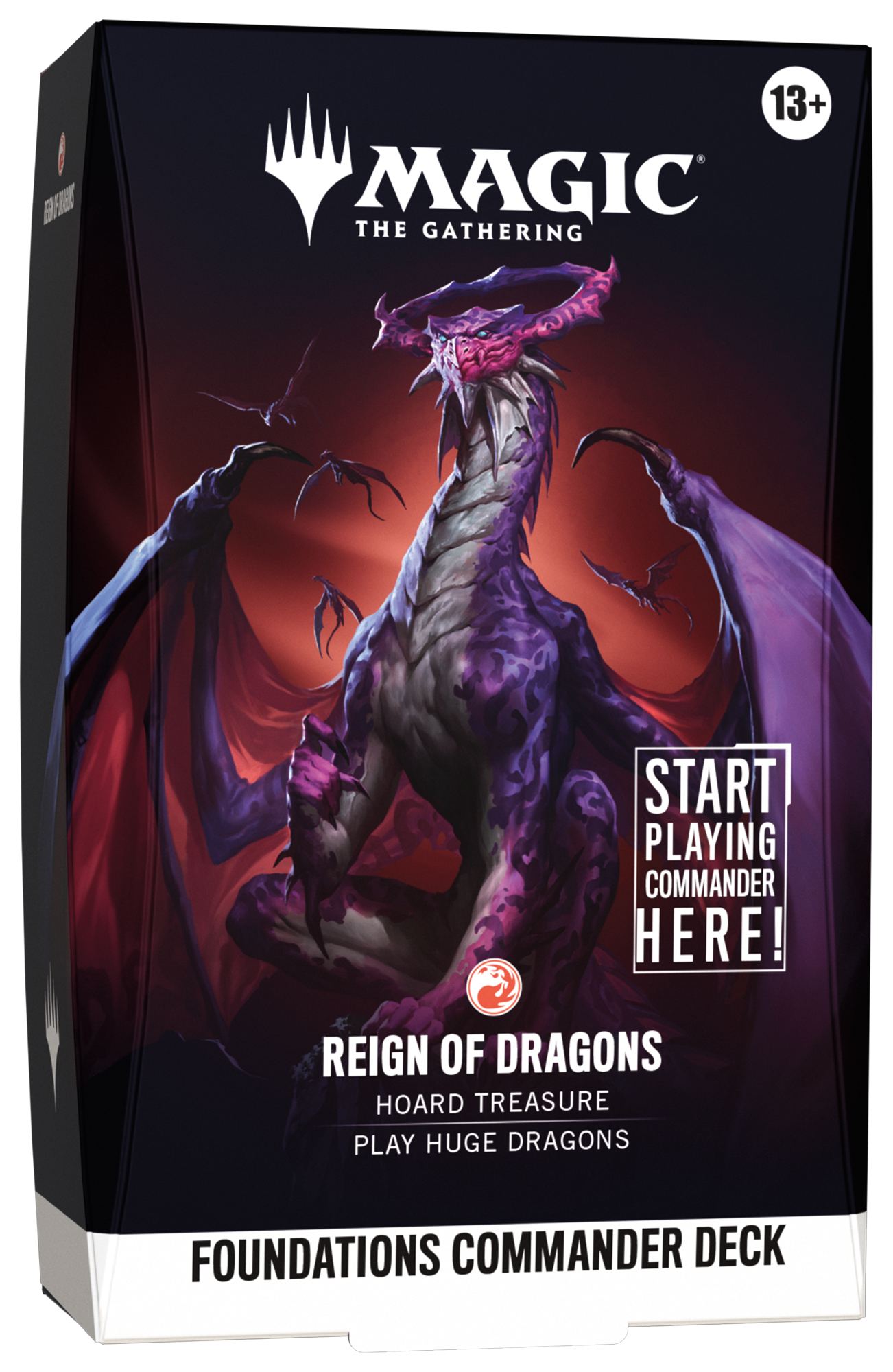 Magic CCG: Foundations Commander Deck 2026 Reign of Dragons Drache, Magie, Deck, Foundations Commander, Dragon-Theme