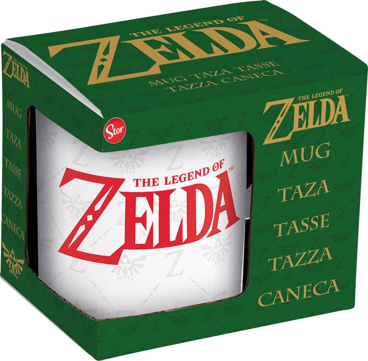 Legend of Zelda: Tasse Logo/Schild weiß