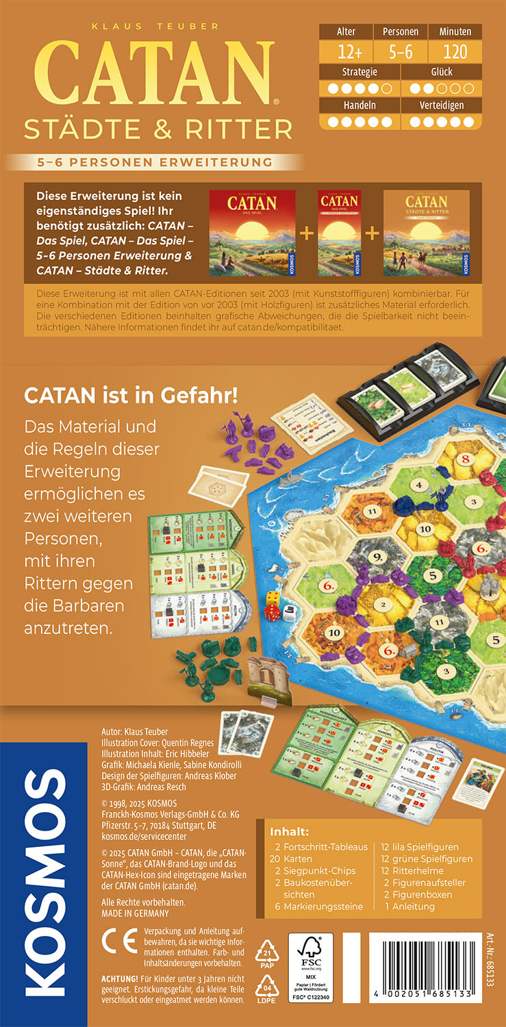 Catan: Städte & Ritter 5/6 2025 Catan: Städte & Ritter 5/6 2025