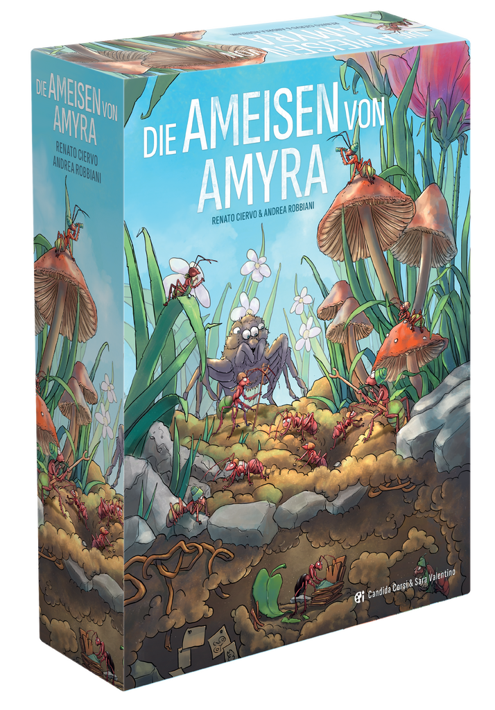 Mushrooms, Ants, Insects, Wald, Illustration