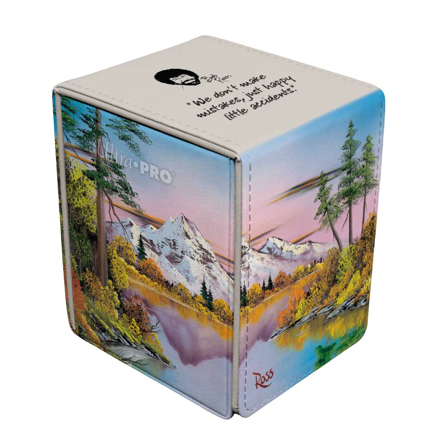 Ultra Pro: Alcove Flip Deck Box Bob Ross Mighty Mountain Lake (100+) Ultra Pro: Alcove Flip Deck Box Bob Ross Mighty Mountain Lake (100+)