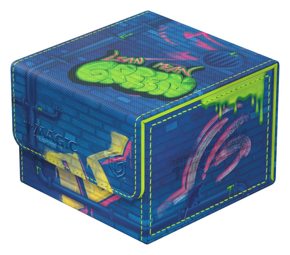 Ultimate Guard: Deckbox SideWinder 133+ Xenoskin Magic - TMNT: Sewer Walls Schultasche, Schulbox, Graffiti-Design, Kunstleder, Kastenform