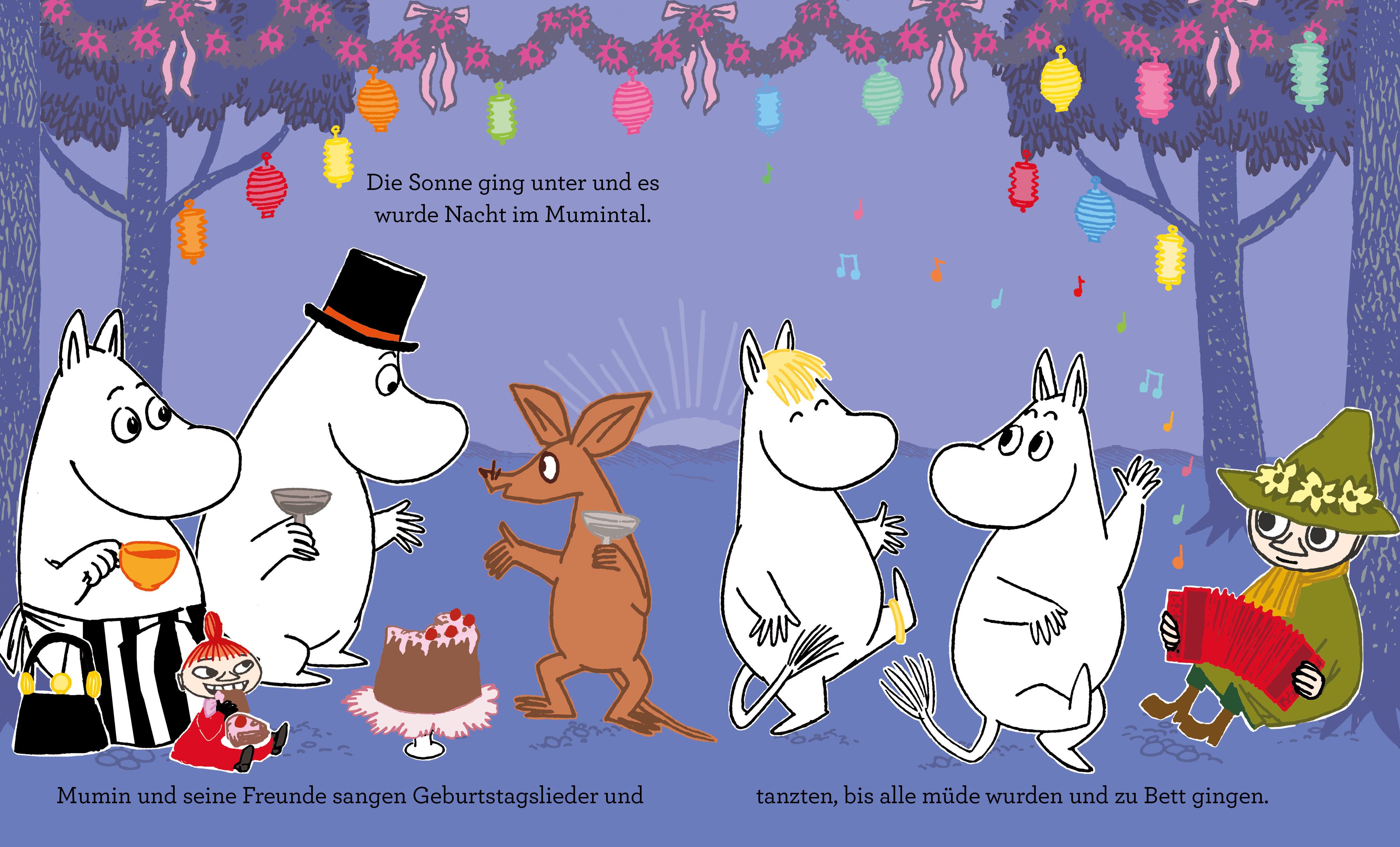 Muumins, Kuchen, Lichter, Figur?, Hut