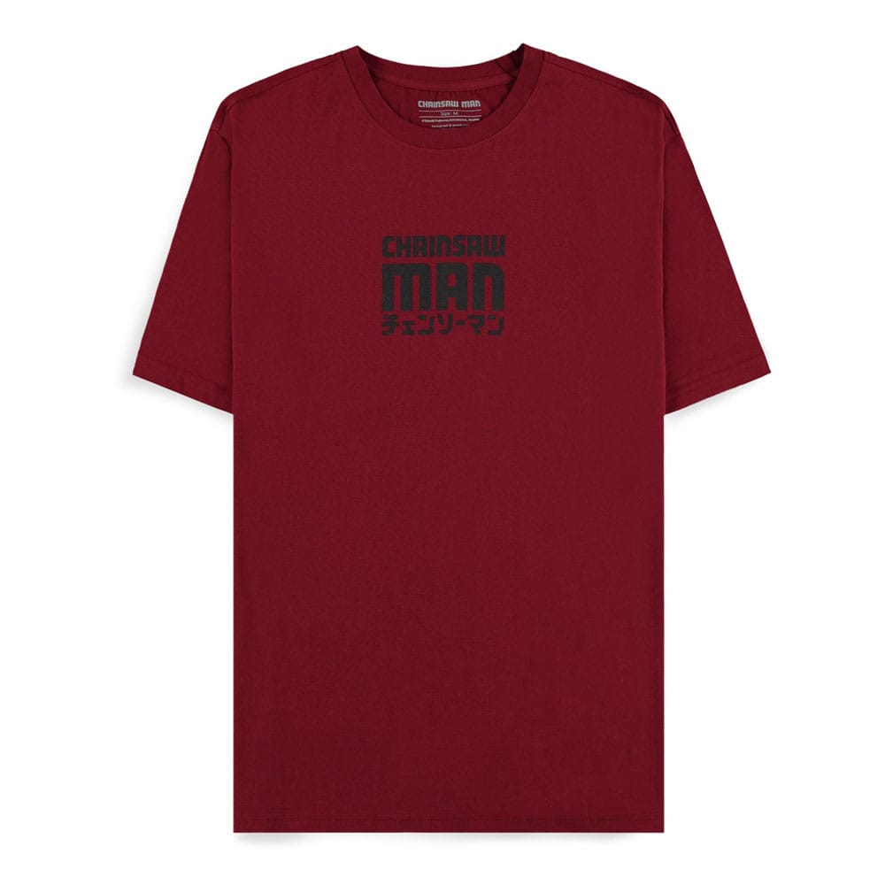 Chainsaw Man: T-Shirt Smile bordeaux L Chainsaw Man: T-Shirt Smile bordeaux L