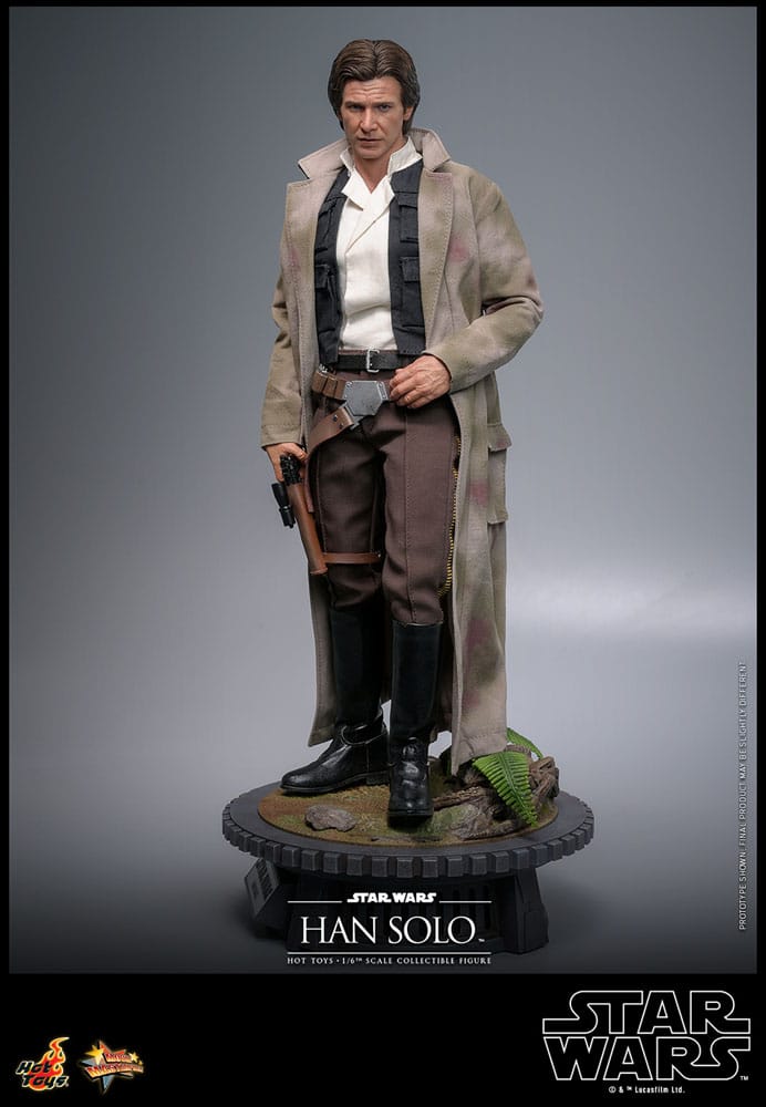 Star Wars AF: Han Solo Episode VI 30cm STAR WARS, Han Solo, Aktionsfigur, Mantel, Halterung