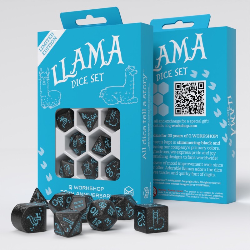 Diceset "Llama Set" 20 Years (8)