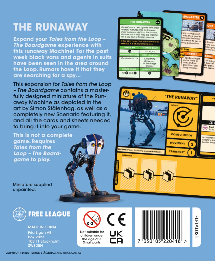 Tales from the Loop: The Boardgame - The Runaway Expansion