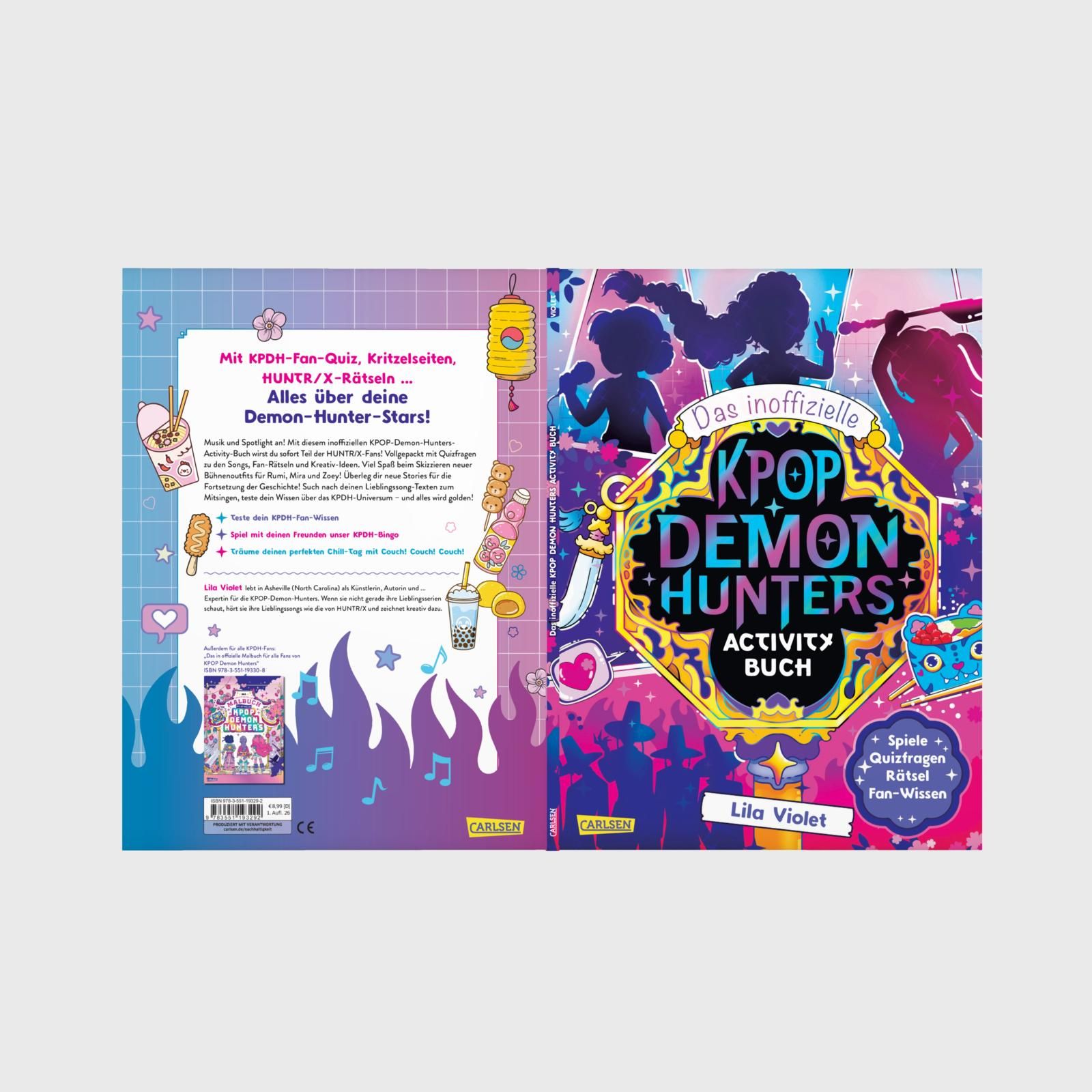 KPOP, Demon Hunters, Activity Buch, Kinderbuch, Quizfragen