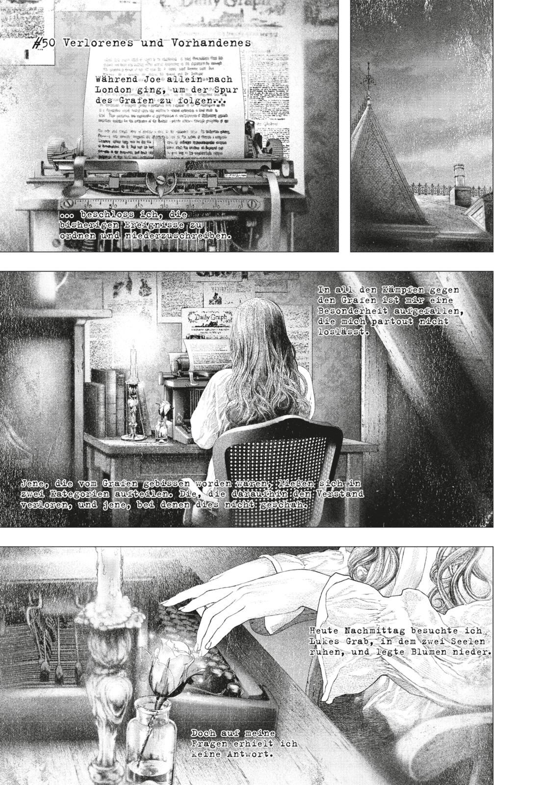 #DRCL Midnight Children Bd.6 typewriter, altmodisch, schwarz-weiß, Büro, Frau am Schreibtisch