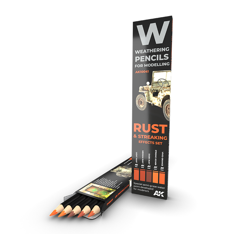 AK: WATERCOLOR PENCIL SET RUST AK: WATERCOLOR PENCIL SET RUST