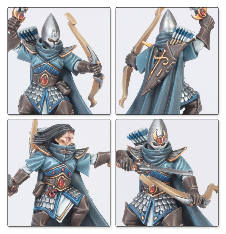 miniature, figurine, ranger, armor, bogen