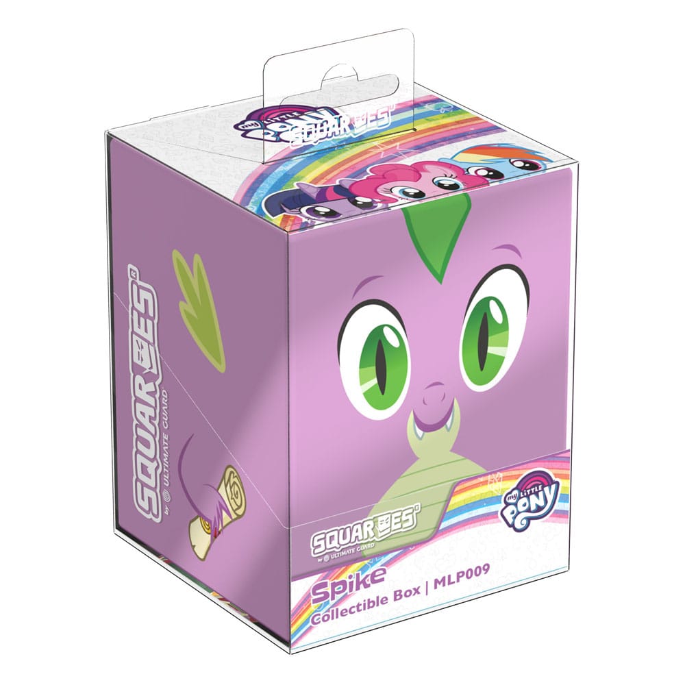 Ultimate Guard: Deckbox Squaroes My little Pony - Spike Pony, lila Box, Sammlerstück, Spike, G1-Serie
