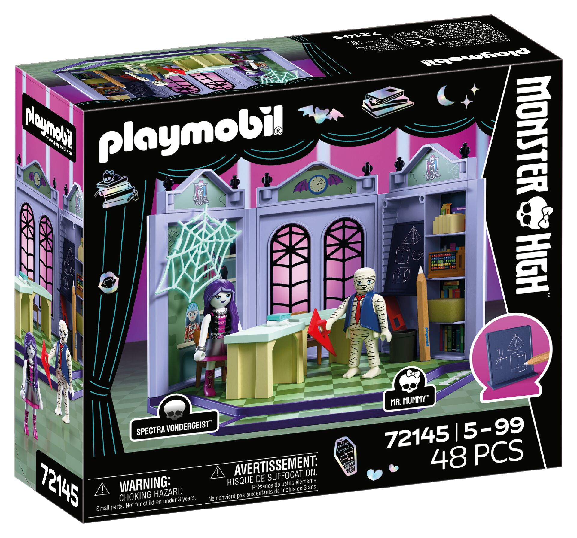 Playmobil, Monsters High, 3D display, Haunted classroom, 3987 pieces