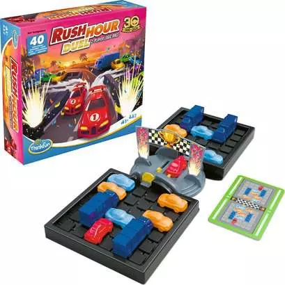 Racing game, Mini cars, Tile track, Battle setup, Card insert