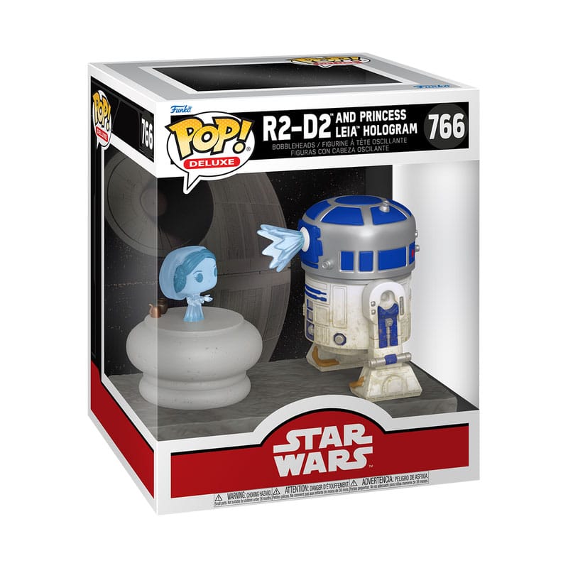 Star Wars: POP R2-D2 and Princes Leia Hologram (766)