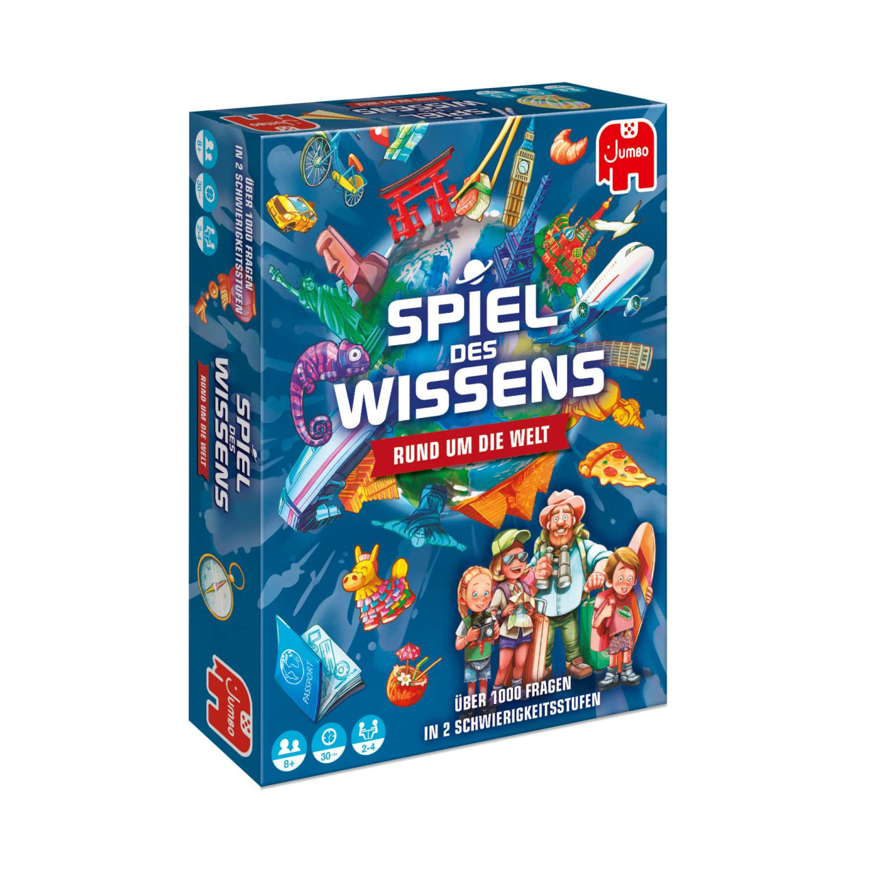 Spiel des Wissens: Rund um die Welt Spiel des Wissens, Rund um die Welt, Wissensquiz, Brettspiel, 2–4 Spieler