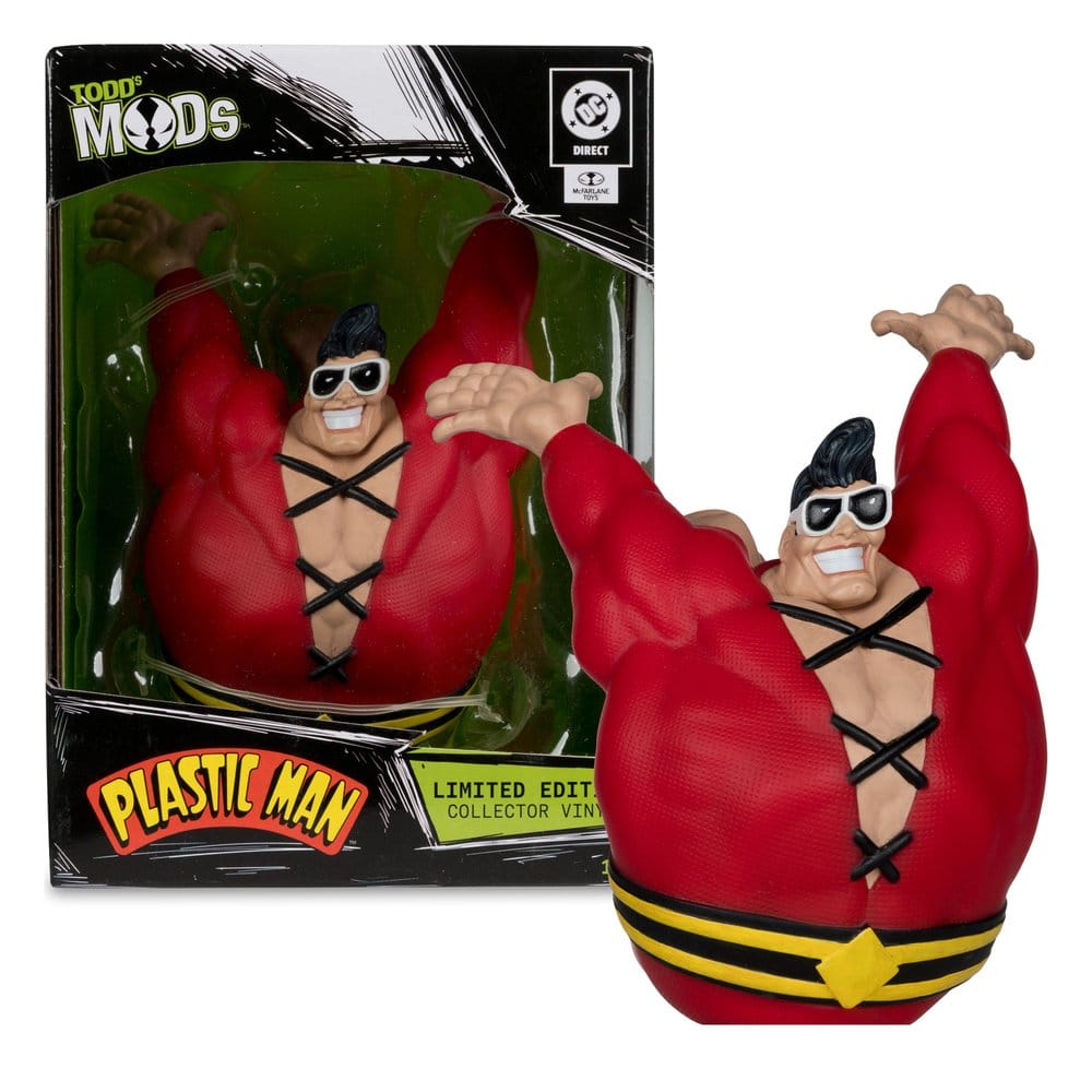 Plastikfigur, Superheld, Rotshirt, Schnürung, Limitierte Edition