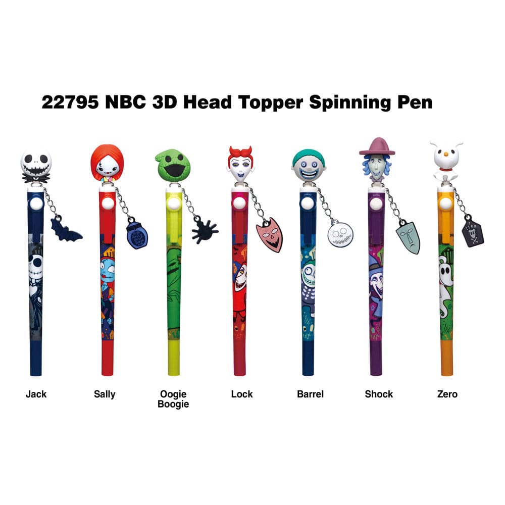 Nightmare Before Christmas: Stift mit drehendem Topper Nightmare Before Christmas: Stift mit drehendem Topper