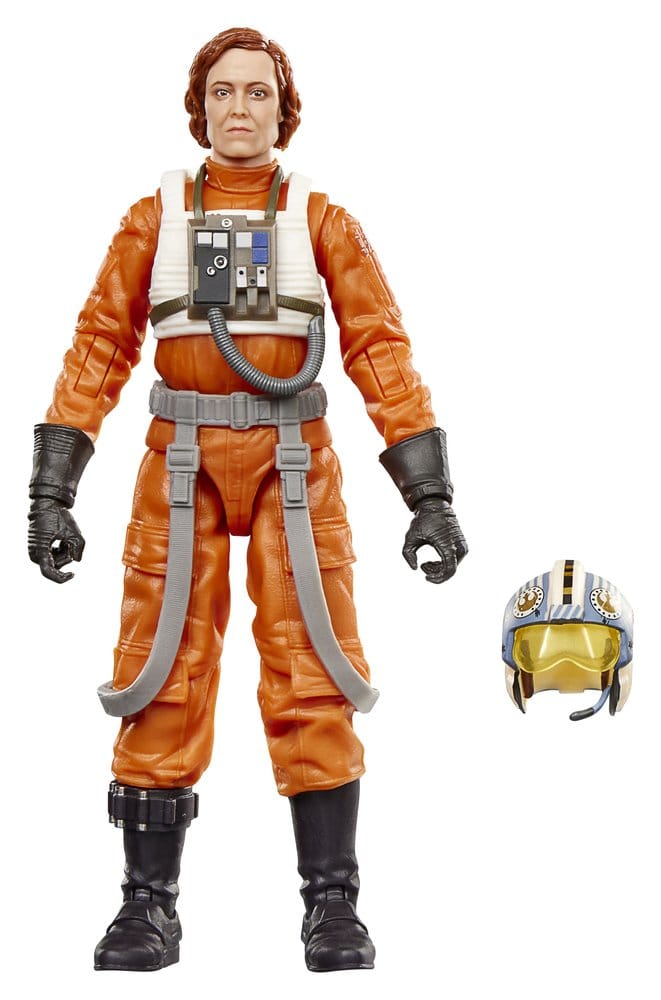 Star Wars AF: Black Series Colonel Ward (Mandalorian & Grogu) 15cm action figure, orange suit, Pilotenkleidung, Helm, Brustgurt