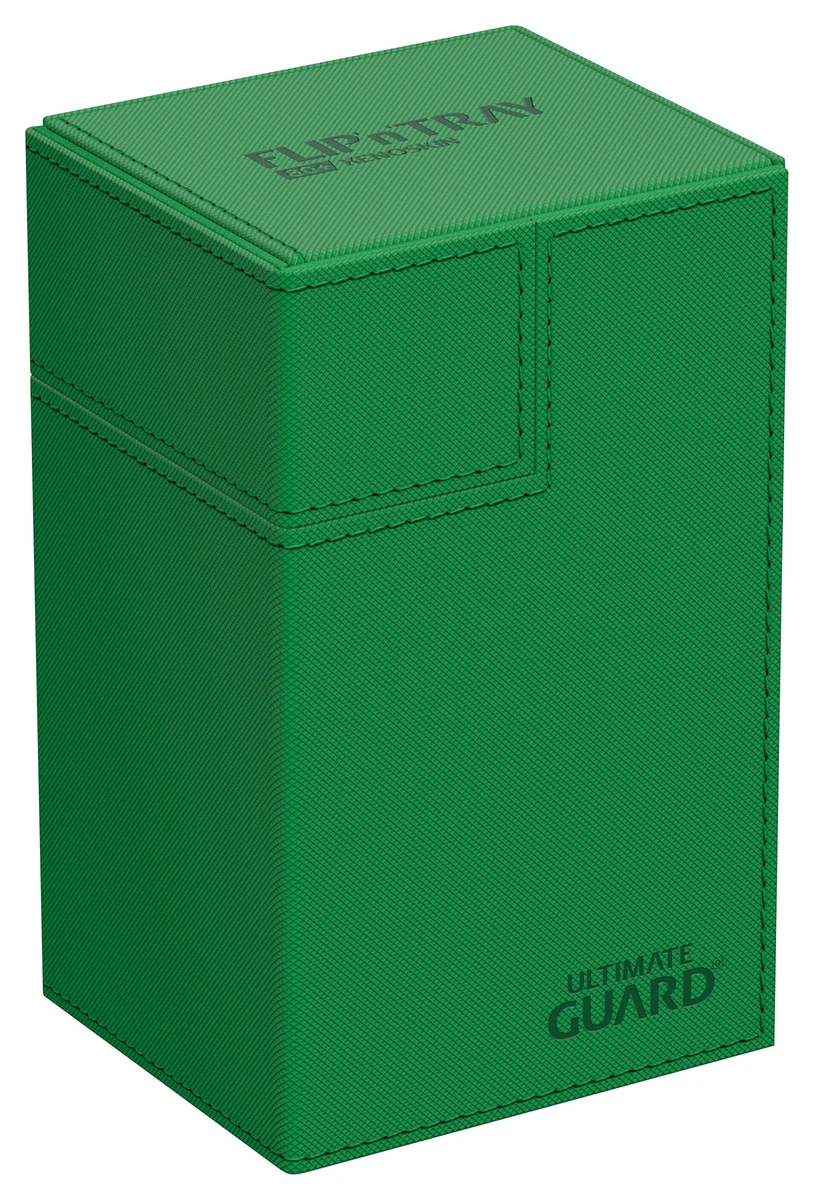 Ultimate Guard: Deckbox Flip'n'Tray 80+ Xenoskin Monolor Grün