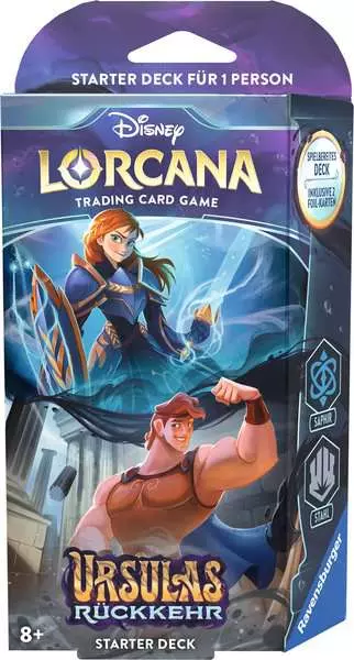 Lorcana TCG: Ursulas Rückkehr - Starter Deck B Herkules (Set 4) Lorcana TCG: Ursulas Rückkehr - Starter Deck B Herkules (Set 4)