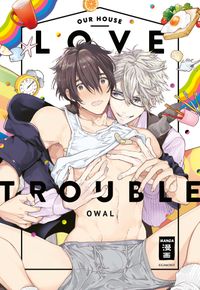 Our House Love Trouble Manga, Cover, Zwei Männer, Brusthaar, Lederaccessoire
