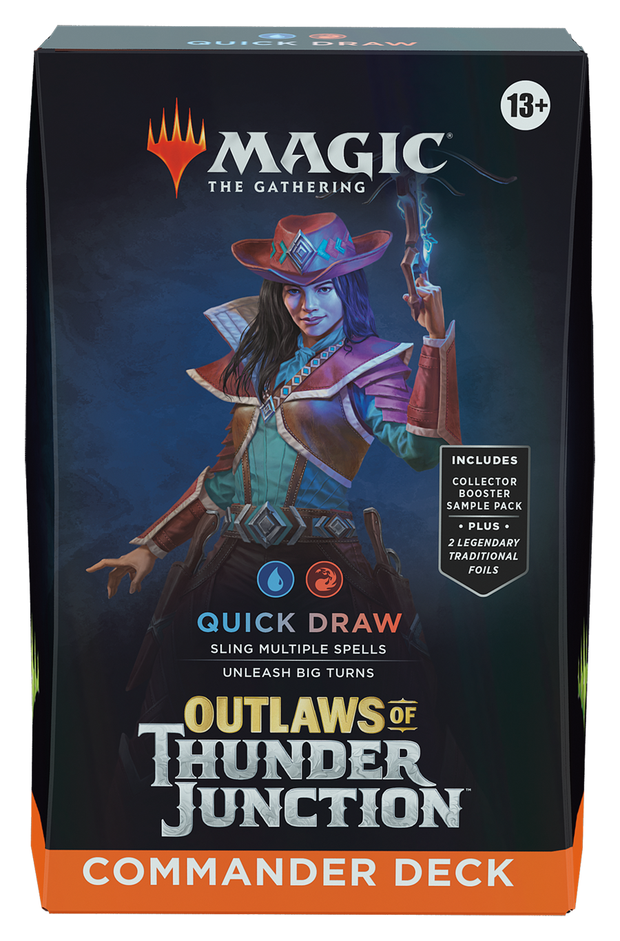 Magic CCG: Outlaws of Thunder Junction Commander Deck "Quick Draw" Magic CCG: Outlaws of Thunder Junction Commander Deck "Quick Draw"