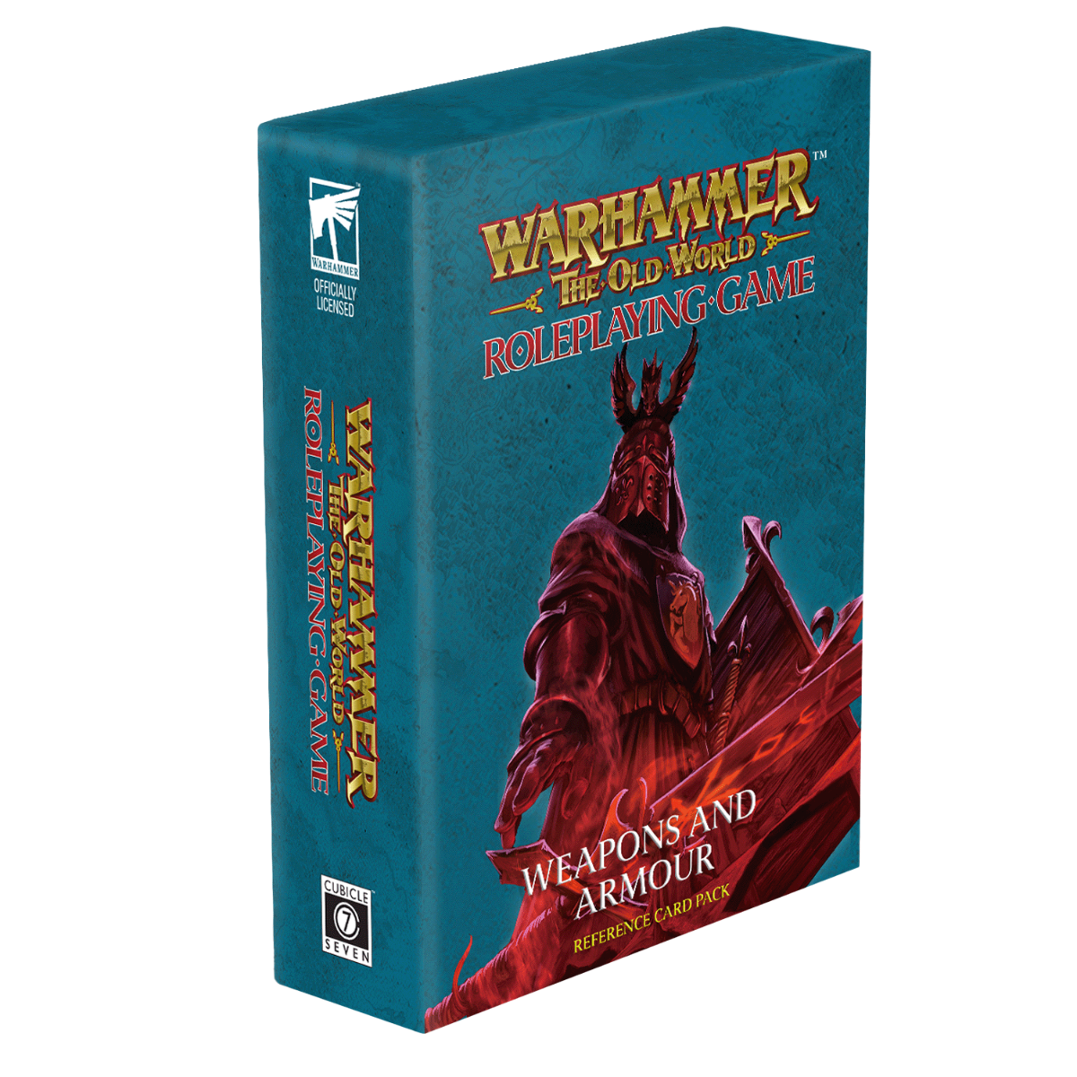 Roleplaying-Spiel, Waffen und Rüstungen, Referenzkarten-Set, Blaues Box, Dämonen-Krieger