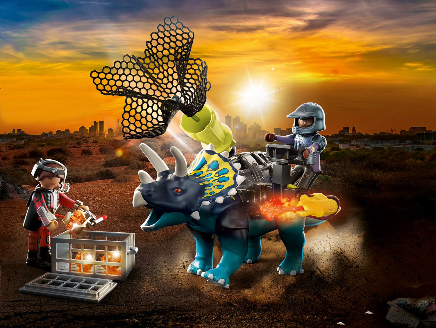 Playmobil: Dino Rise - Triceratops Randale um die legendären Steine Playmobil: Dino Rise - Triceratops Randale um die legendären Steine