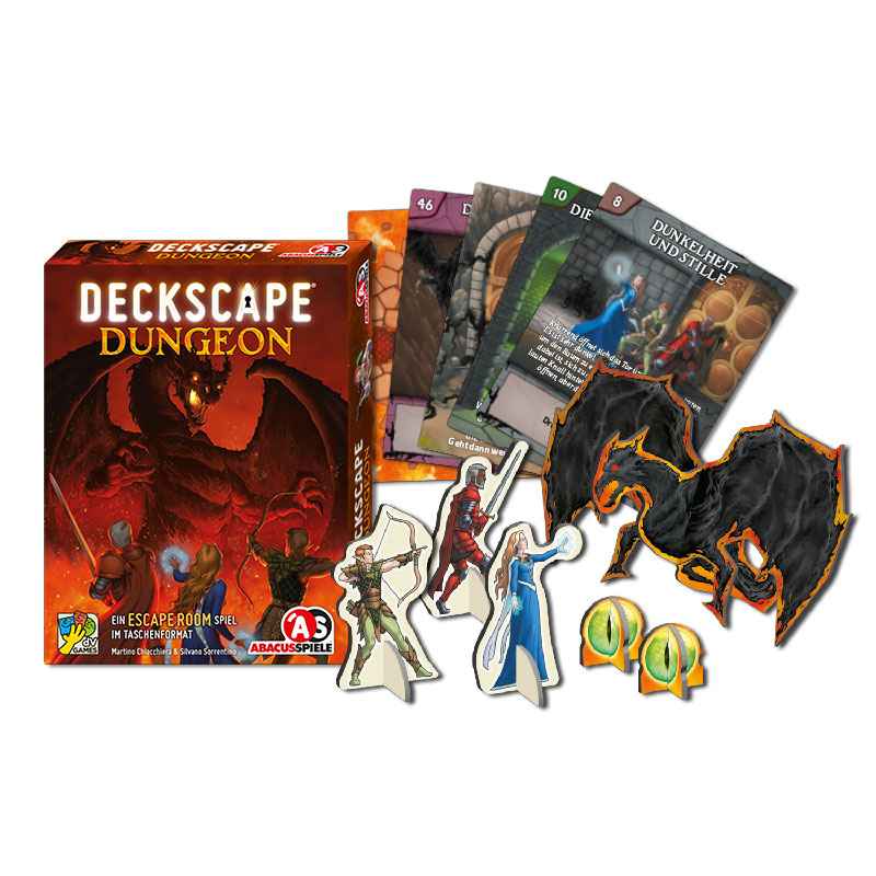 Deckscape, Dungeon, Escape room, Karten, Abenteuer