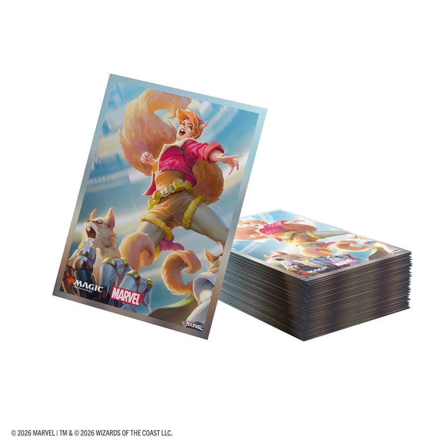 Gamegenic: Magic Marvel Superheroes Premium Art Sleeves - Go Nuts! (105) poster, Karte, Stapelkarten, Superheld, fuchsartiger Charakter