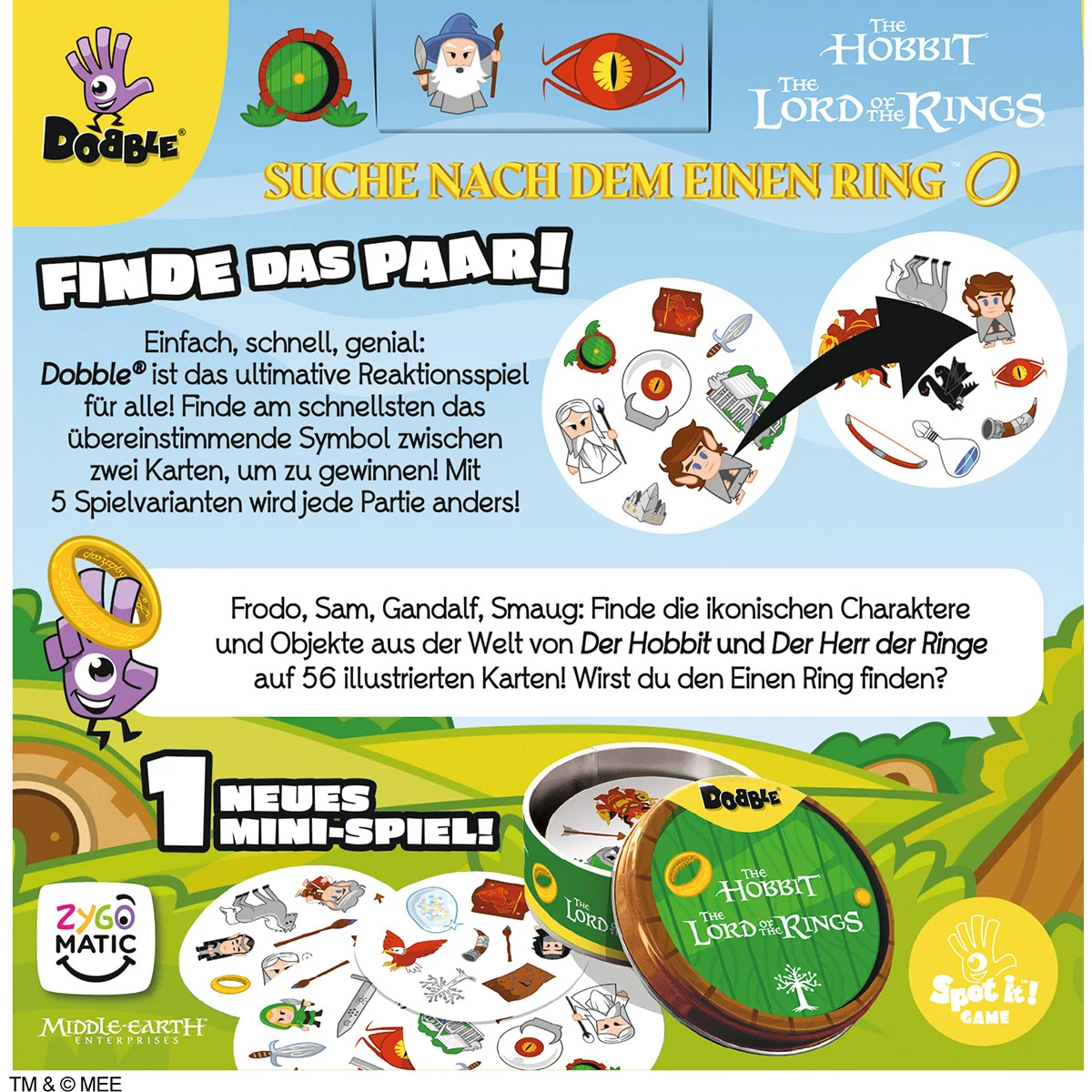 Dobble: Hobbit & Herr der Ringe Dobble: Hobbit & Herr der Ringe
