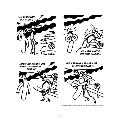 Kauboi und Kaktus Bd.2: Die Rache der Dirty Dancers Illustration, Comic, Monochrome, Characters, Dialogue