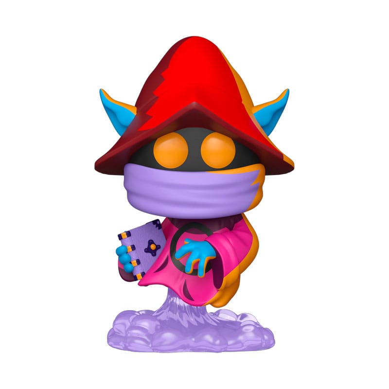 Masters of the Universe: POP Orko (1777) Figur, Plüsch, Kapuze, lila Schal, lila Sockel