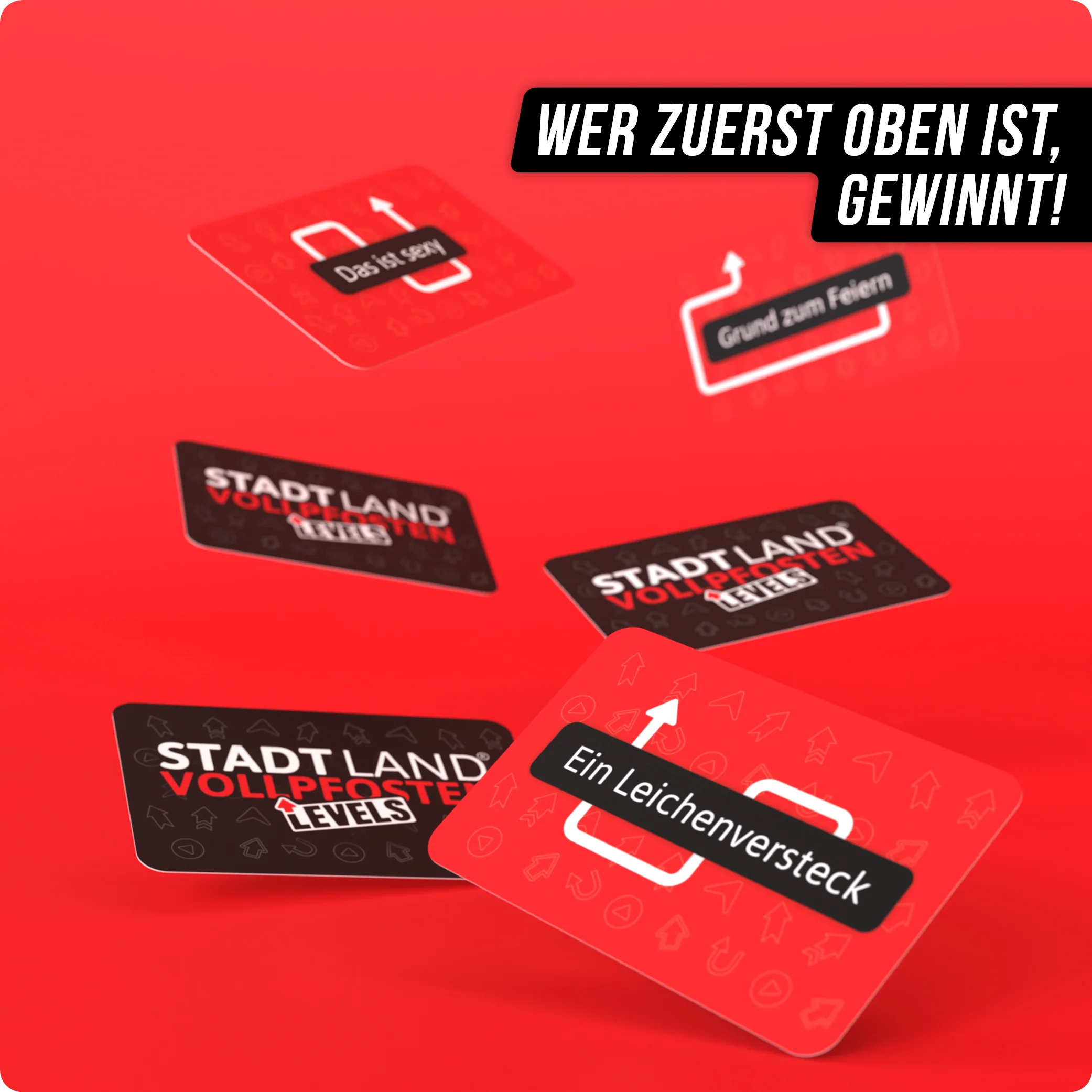 Stadt Land Vollpfosten: Levels - Rotlicht Edition