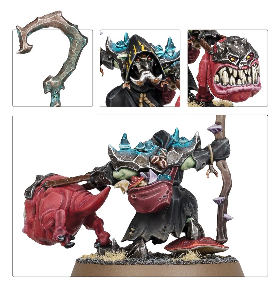 Warhammer: Gloomspite Gitz - Squigboss with Gnasha-squig