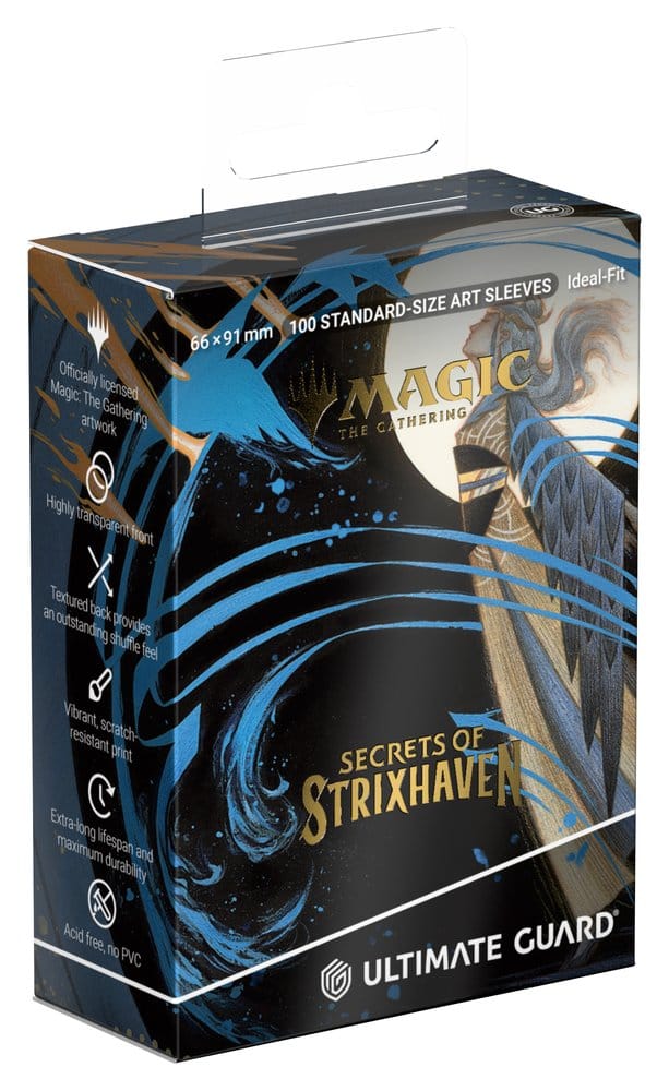 Ultimate Guard: Kartenhüllen Art Sleeves Standard - Strixhaven Force of Will (100) 卡套, 艺术套, 魔法风云会, 收藏卡, 包装盒
