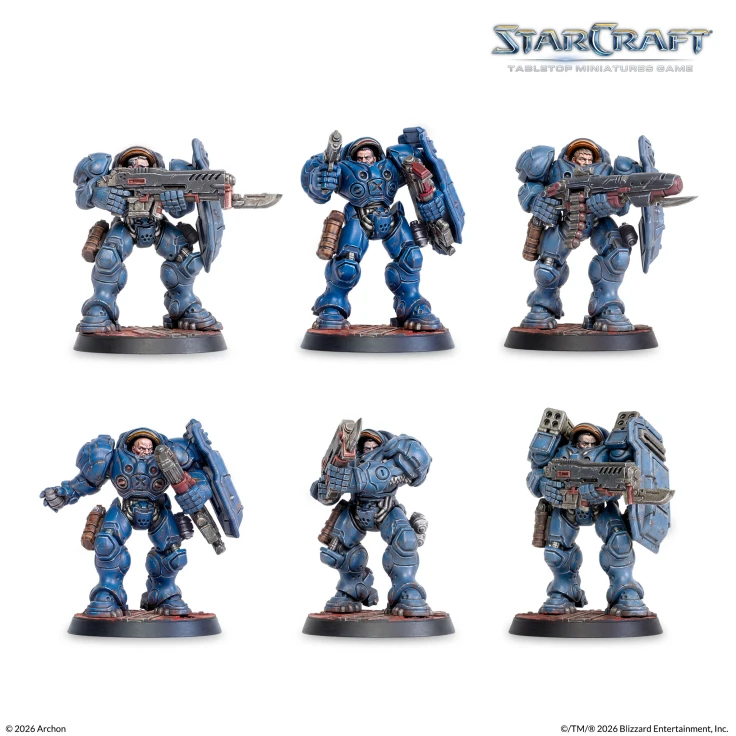 Space Marines, Miniature, Tabletop, Blue armor, Gun