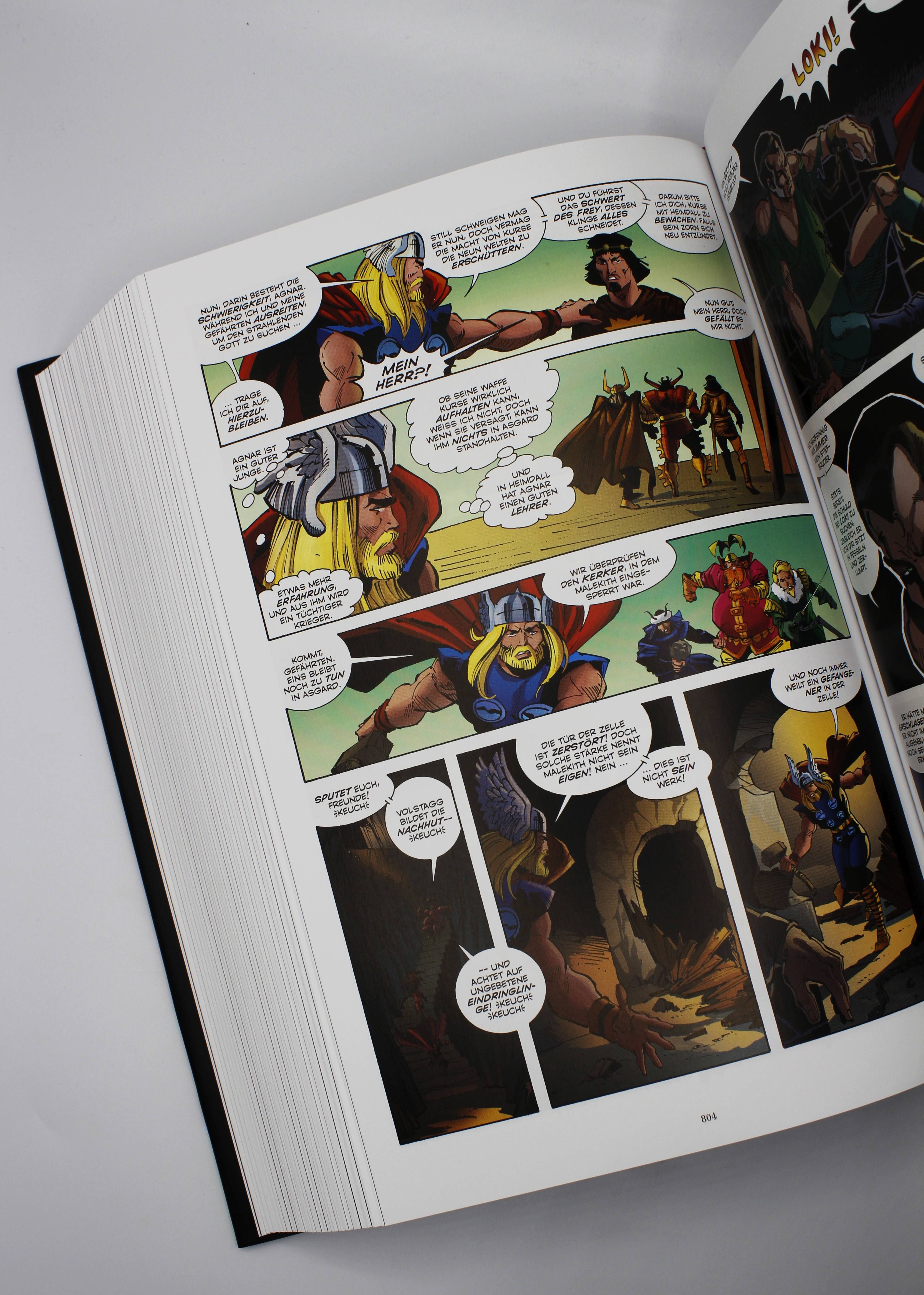 Thor Collection von Walter Simonson Comic, Comicbook, Panel, Szene, Charakter
