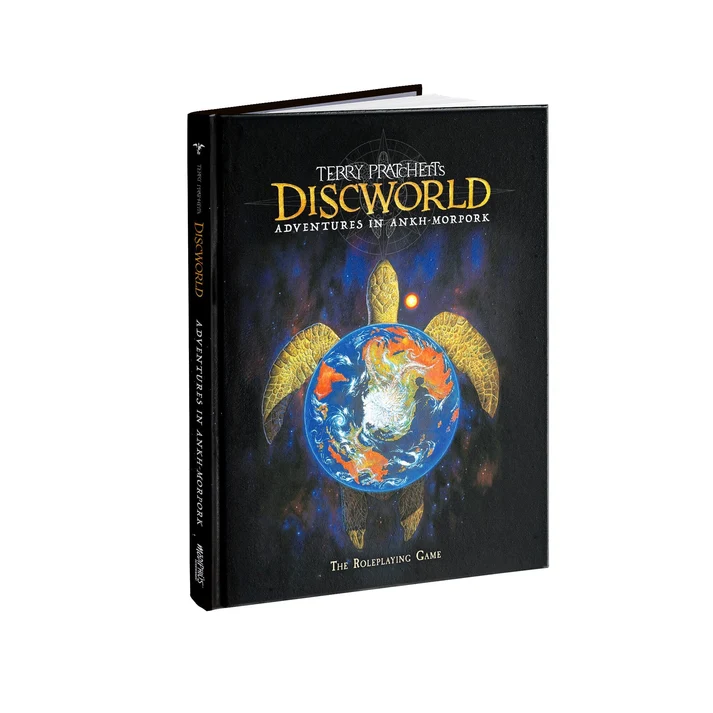 Discworld RPG: Core Rules Abenteuer-Spiel, Rollenspiel, Buchbox, Weltkarte, Erde Kugel