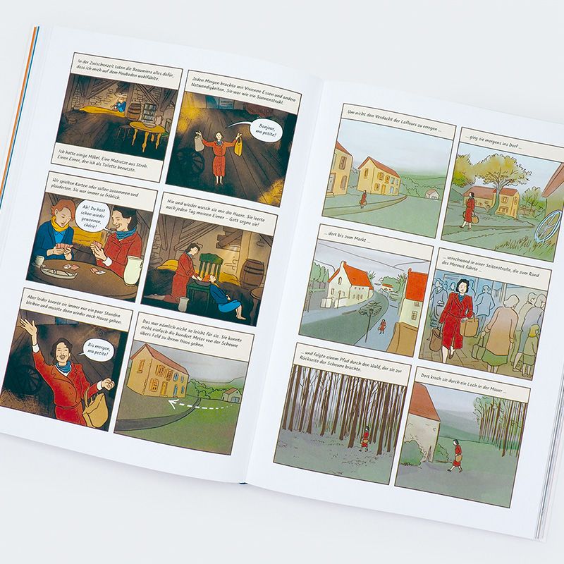 Comic, Bildergeschichte, Büchergöße, Szenen, Comic-Sequenz