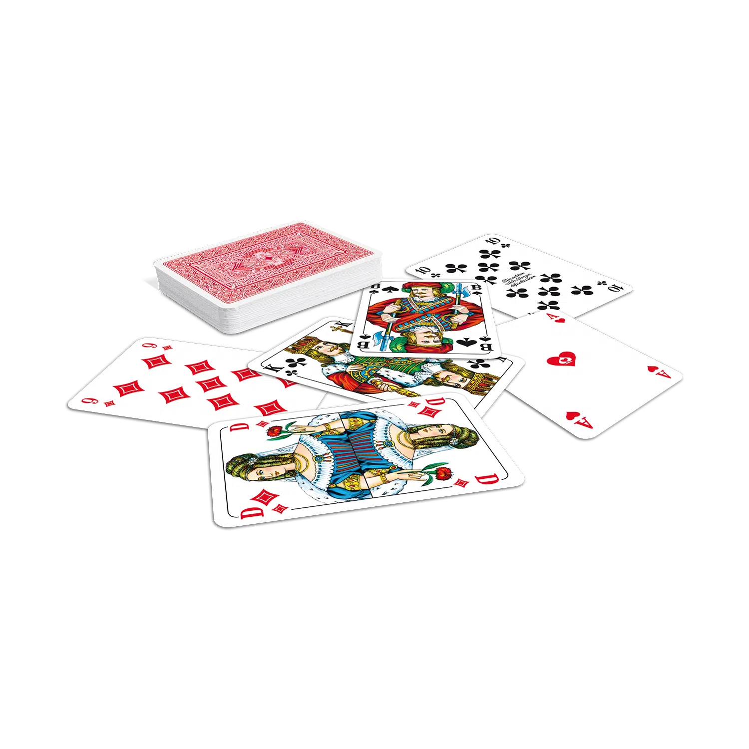 Spielkarten: Skat Leinen Französisches Bild Spielkarten: Skat Leinen Französisches Bild