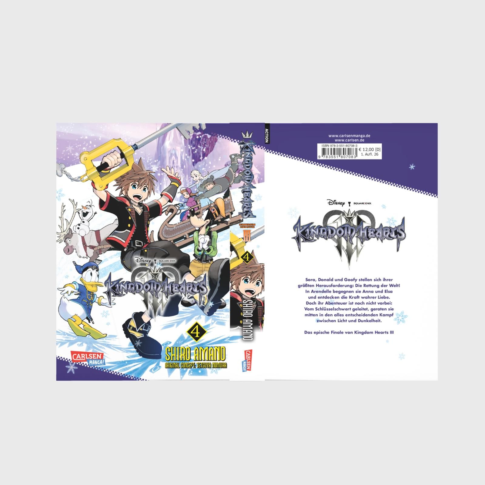 Kingdom Hearts, Manga, Cover, Buchumschlag, Artwork