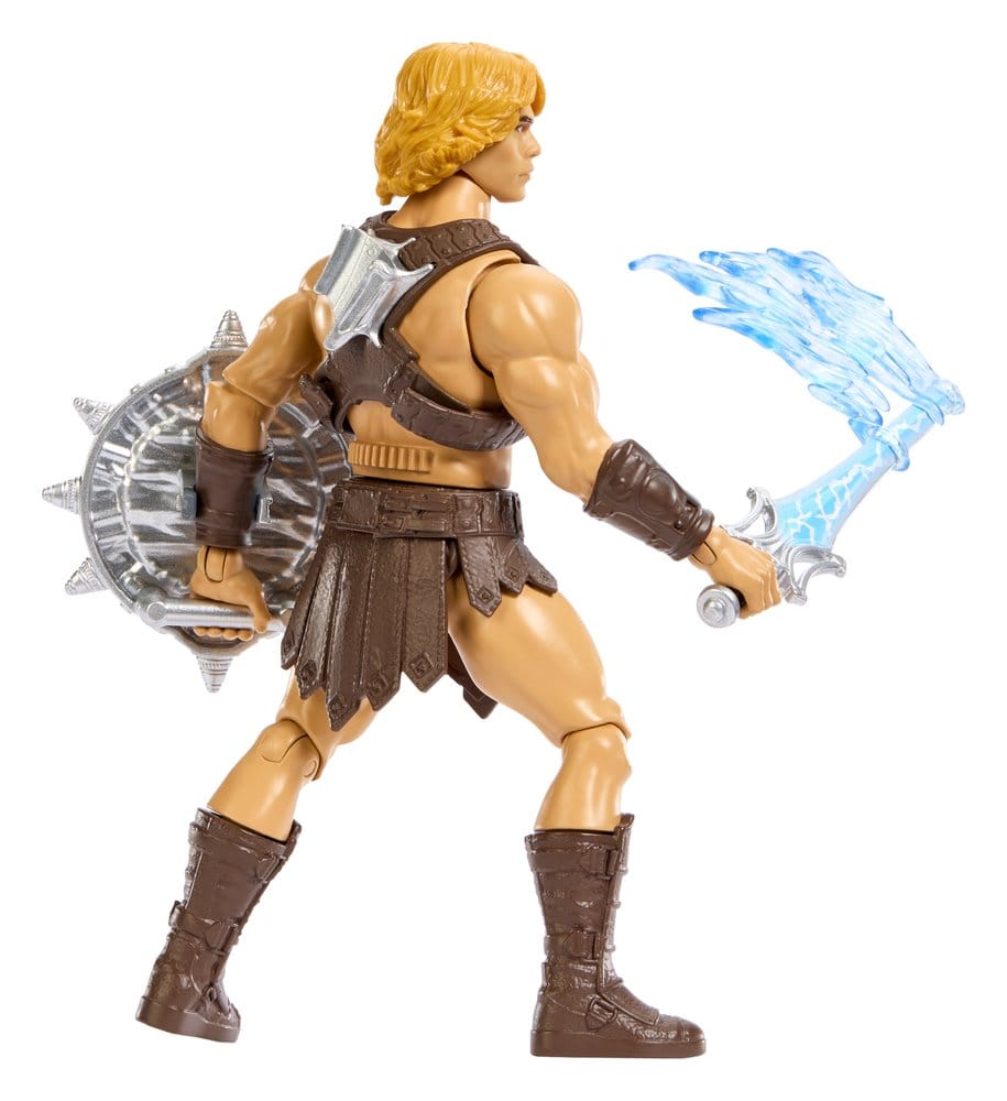 Masters of the Universe 2026 Movie AF: He-Man 14cm Action Figure, Mace, Sword, Shield, Brown outfit