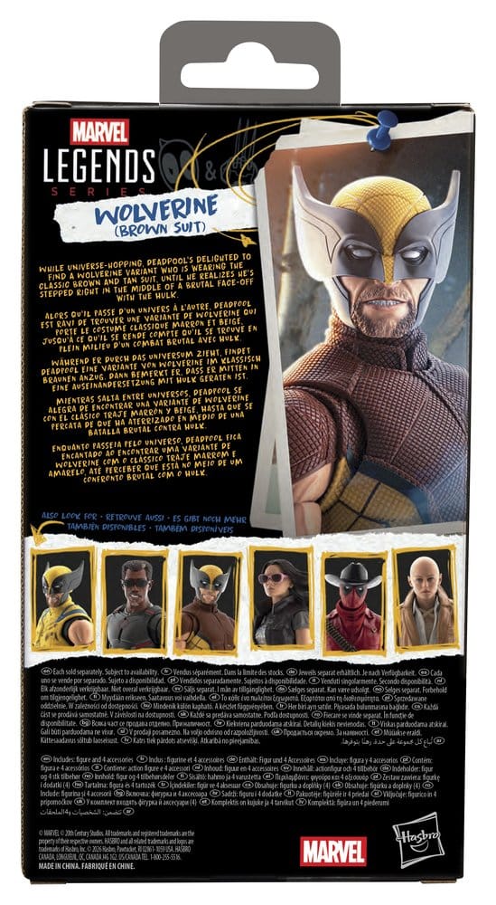 figurine, Wolverine, Legends, Brownsuit, Marvel