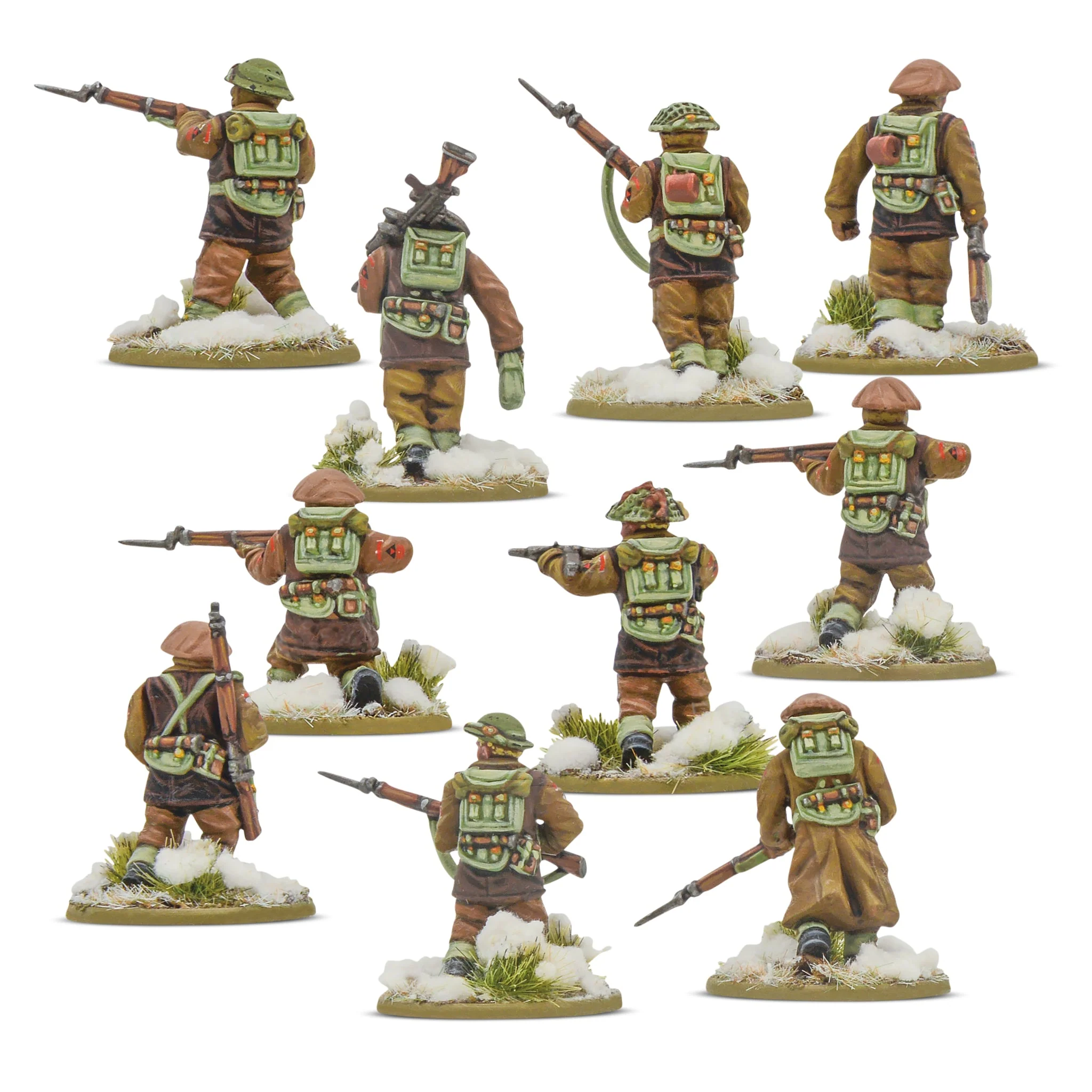 Bolt Action: British & Canadian - Infantry (winter) platoon Bolt Action: British & Canadian - Infantry (winter) platoon