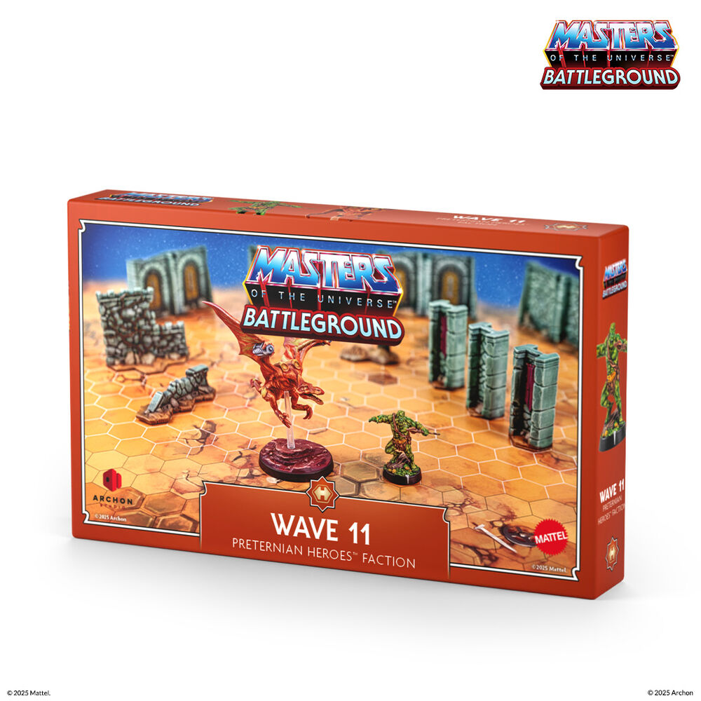 Masters of the Universe: Battleground - Wave 11 Preternian Heroes Faction dt. Tabletop-Spiel, Miniaturen, Fantasy, Erweiterungsset, Sammelfiguren
