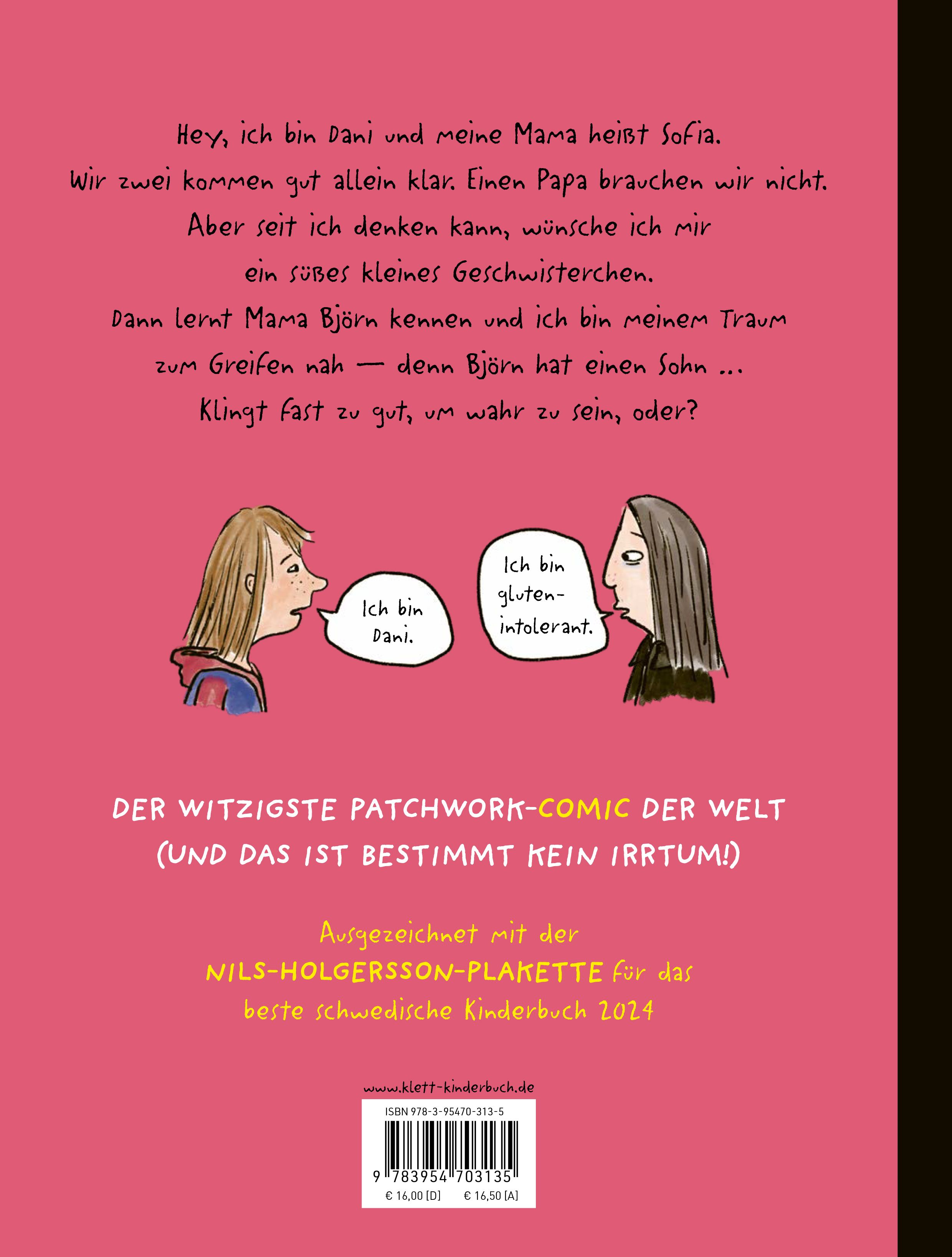 Der süßeste Bruder der Welt und andere Irrtümer Kinderbuch, Comic, Pink, Rote Seiten, Buchrücken
